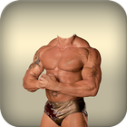 Body Builder Men Photo Suit icon