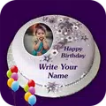 Name Photo On Birthday Cake