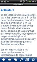 Constitution of Mexico screenshot 2
