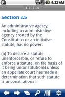 2 Schermata California Constitution