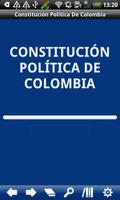 Colombia Constitution الملصق