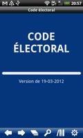 French Electoral Code poster