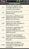 French Electoral Code ภาพหน้าจอ 1