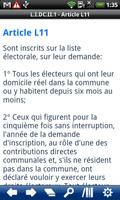 French Electoral Code syot layar 2