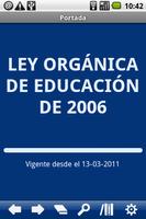 Spanish Education Law Plakat