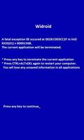 Widroid Blue screen wallpaper 截圖 1