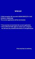 Widroid Blue screen wallpaper 截圖 2