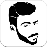 Men Boys Hairstyle Set My Face biểu tượng