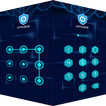 AppLock Theme - Neon Blue