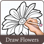 How To Draw Flower Design آئیکن