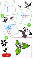 How To Draw Flower Design تصوير الشاشة 1