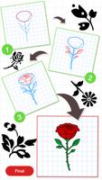 برنامه‌نما How To Draw Flower Design عکس از صفحه