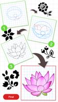 برنامه‌نما How To Draw Flower Design عکس از صفحه