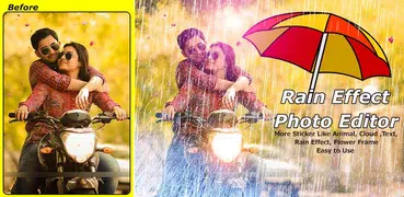 Rain Effect Photo Frame Editor