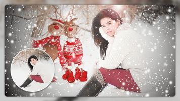 Snow Effect on Photo imagem de tela 1
