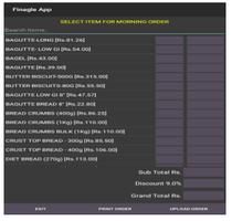 Finagle Lanka - Sales Force Automation System Screenshot 2