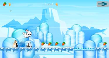 Cute Rabbit Snow Adventure ảnh chụp màn hình 2