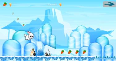 Cute Rabbit Snow Adventure ảnh chụp màn hình 3