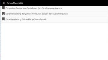 Kumpulan Rumus Matematika capture d'écran 3