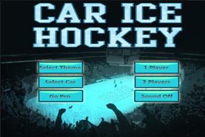 Car Ice Hockey Affiche