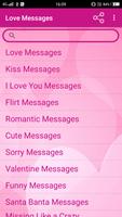Romantic Love Messages تصوير الشاشة 1