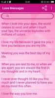 Romantic Love Messages screenshot 2