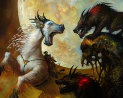 Werewolf Fantasy Wallpaper screenshot 3