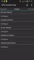 CPU Control Free تصوير الشاشة 1