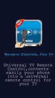 Remote Control Tv All in one: Universal Tv Remote poster