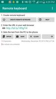 REMOTE KEYBOARD Plakat