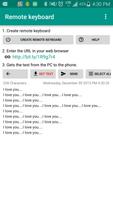 REMOTE KEYBOARD capture d'écran 1