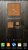 Wood Clock Widget capture d'écran 2