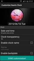 Theme Hearts Clock screenshot 3