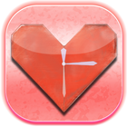 Love Theme Clock ícone