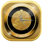 Luxury Clock Gold icône