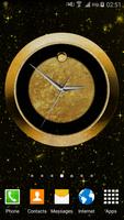 Luxury Clock Gold Affiche