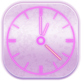 Neon Clock Widget ícone