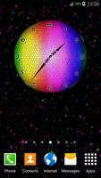 Rainbow Clock Widget تصوير الشاشة 1