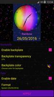 Rainbow Clock Widget syot layar 2