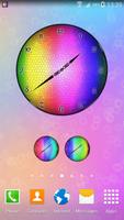 Rainbow Clock Widget capture d'écran 3