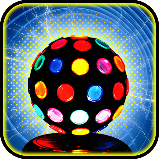 Luces de la música y luces del disco