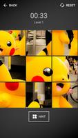 Pika Pikachu Tile Puzzle постер