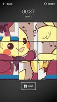 Pika Pikachu Tile Puzzle تصوير الشاشة 1