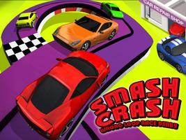Smash Crash - Slot Cars Derby Poster