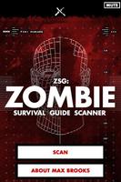 Zombie Survival Guide Scanner Plakat