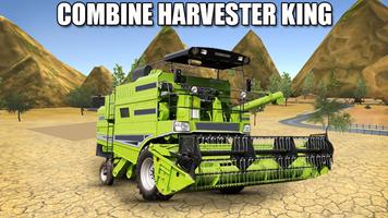 Poster Combine Harvester King