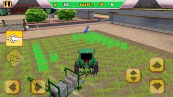 Combine Harvester Tractor Sim capture d'écran 3