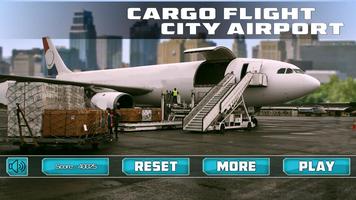 Cargo Flight City Airport-poster
