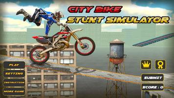 City Bike Stunt Simulator الملصق