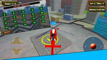 City Helicopter Simulator Game captura de pantalla 1